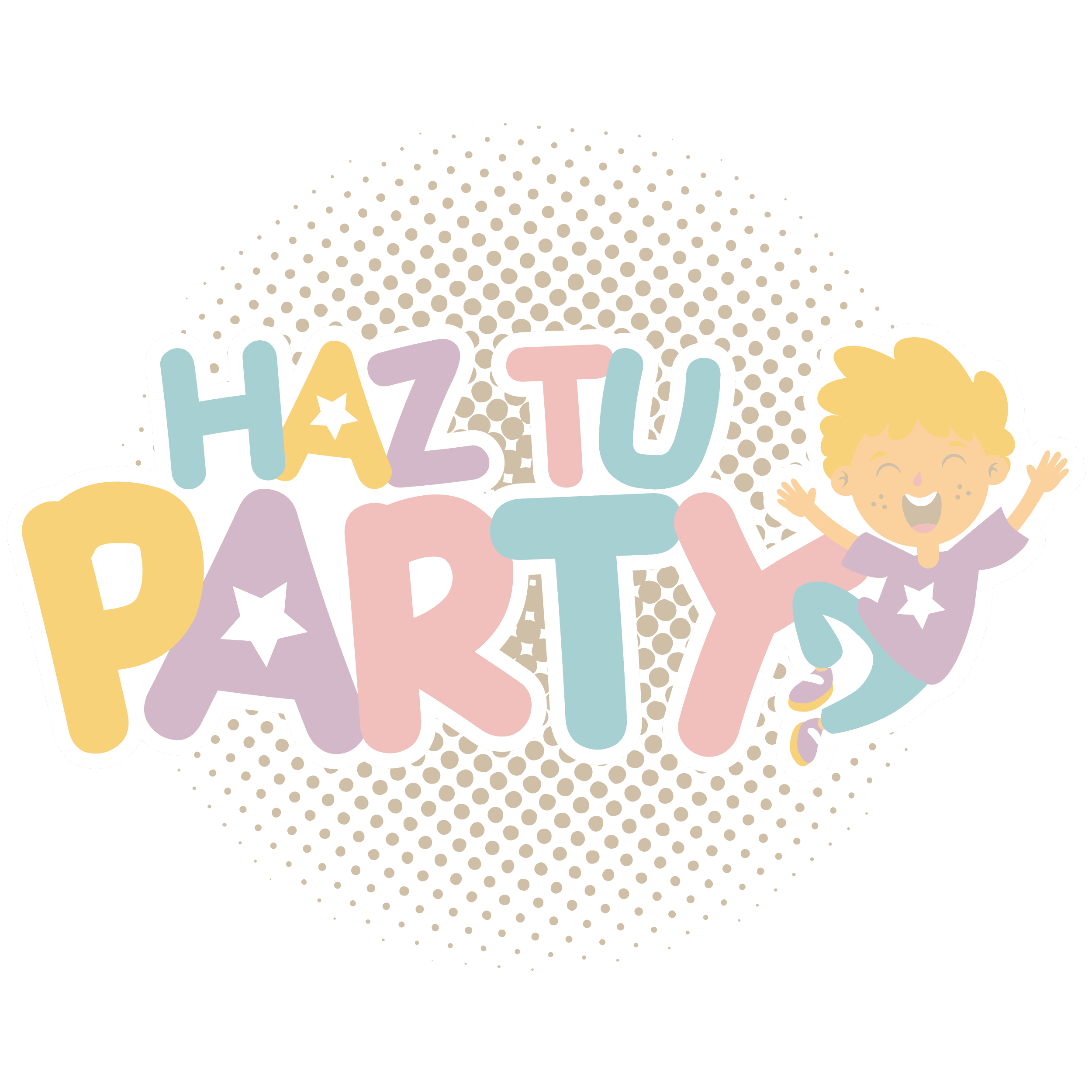 Logotipo de Haz tu party